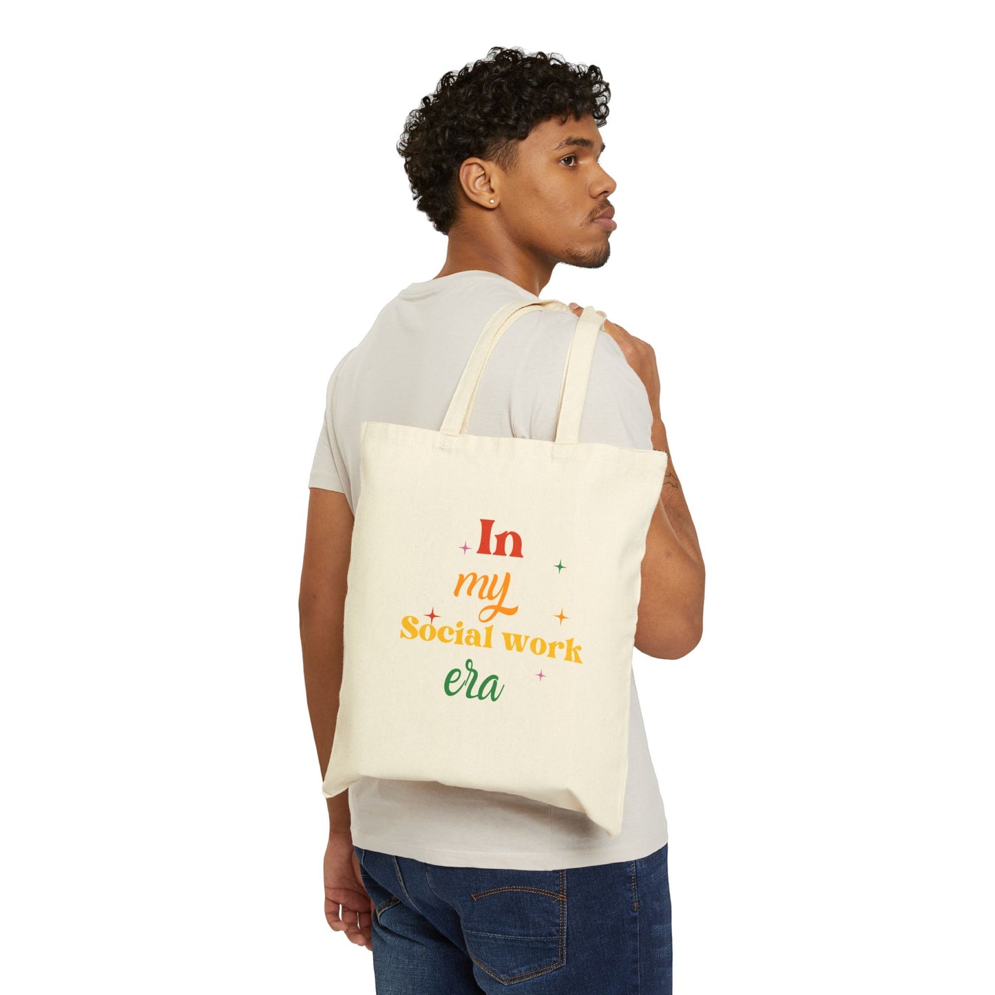 Tote — "In My Social Work Era" Canvas Tote Bag