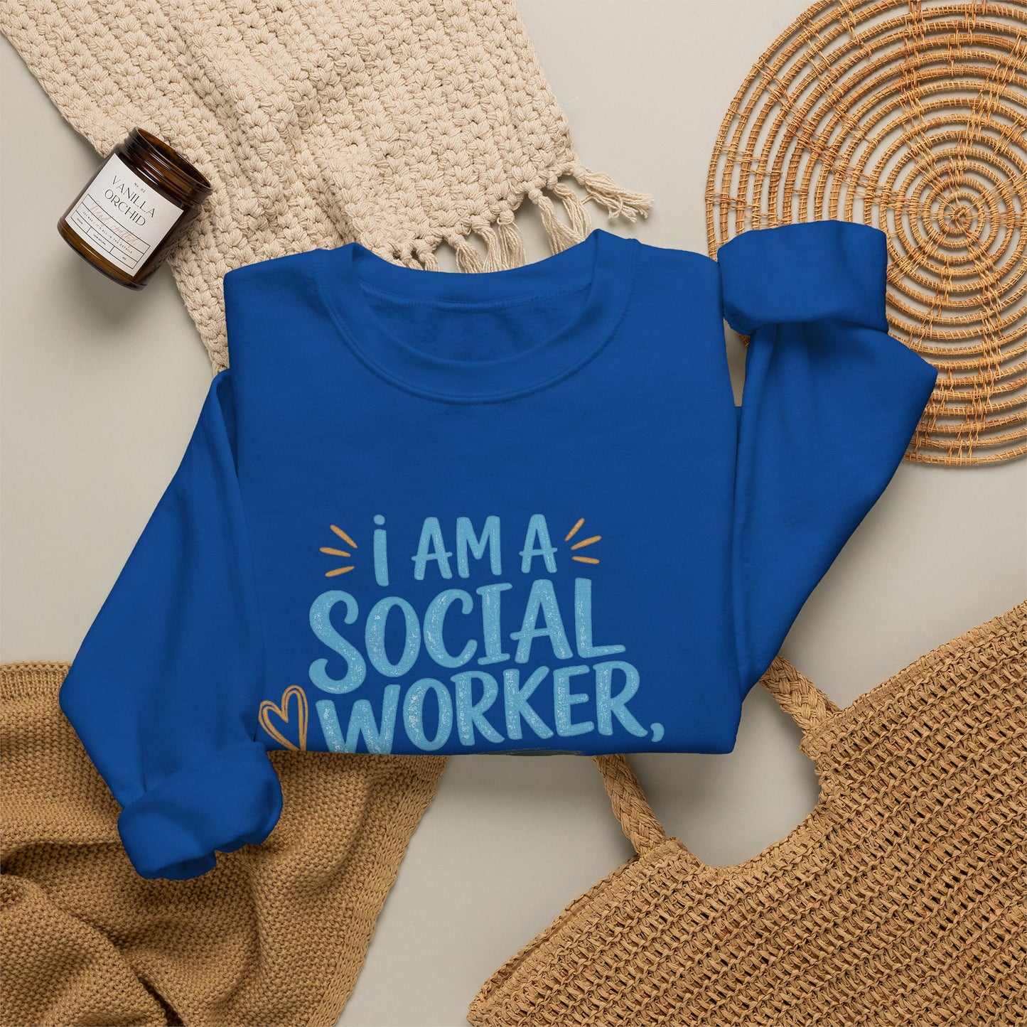 Social Worker Sweatshirt - "I Am A Social Worker, Not A F***ing Magician" Crewneck